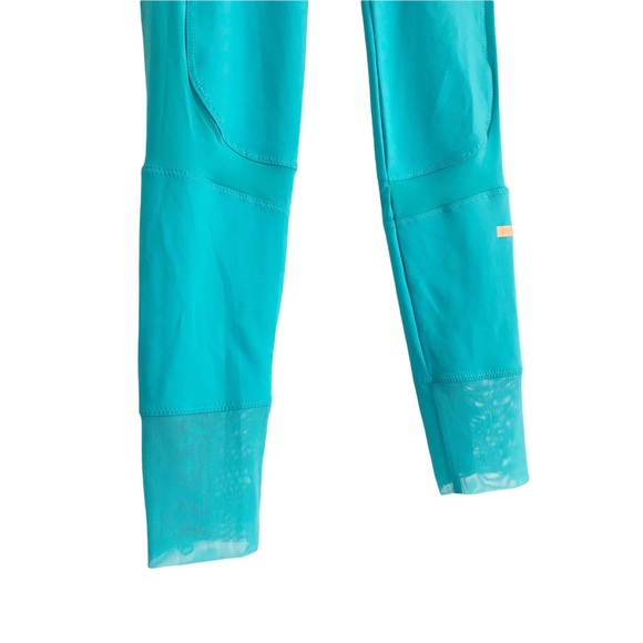 NWOT Adidas by Stella McCartney | Athletic Leggings with Ankle Zippers and Mesh - Picture 3 of 10
